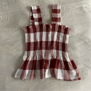 Loft smocked top